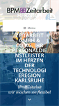 Mobile Screenshot of bpm-zeitarbeit.de